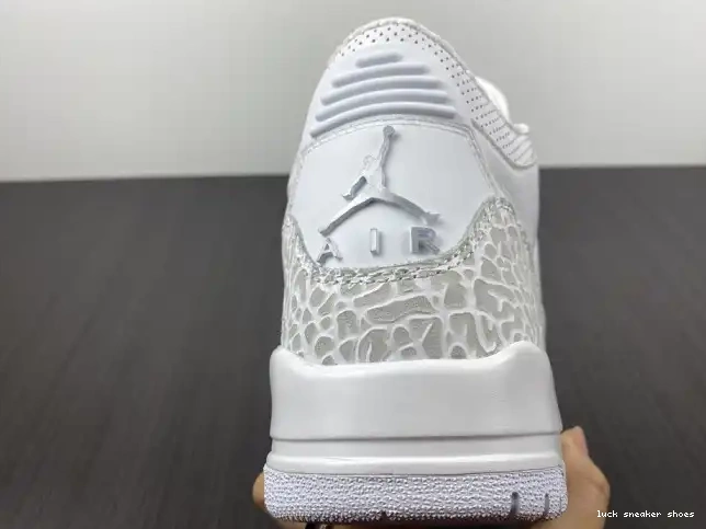 Cheap LUCY Jordan Retro 3 'Triple Air White' PS 429487-111 0325